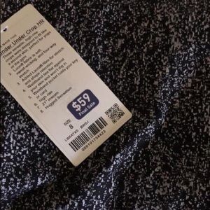 NWT Lululemon wunder under crops